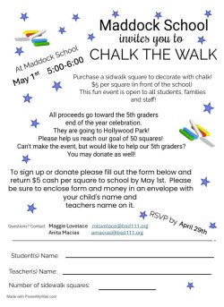 Chalk the Walk Flyer